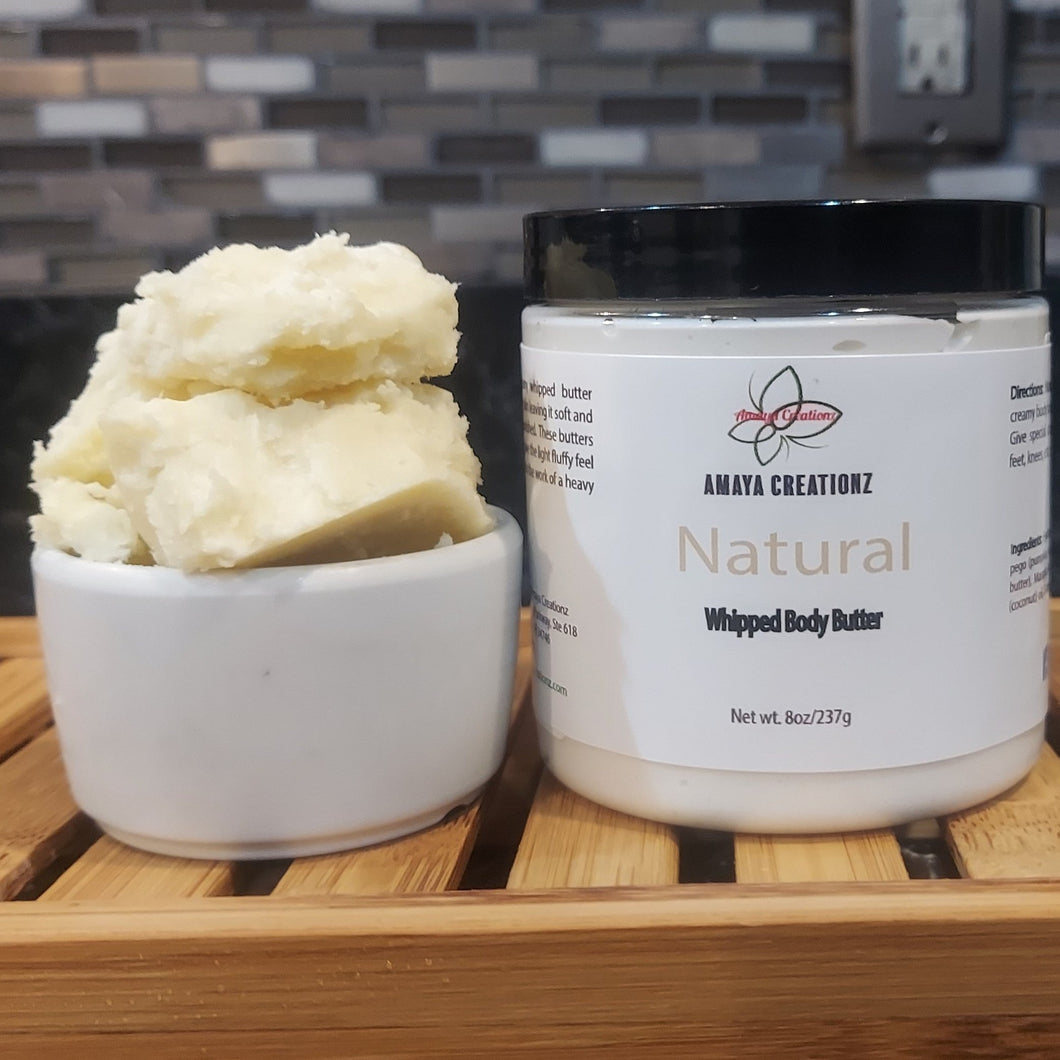 Whipped Body Butter (Natural/Unscented) 8oz