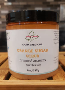 Orange Sugar Scrub (8oz)